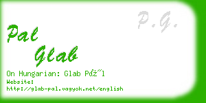 pal glab business card